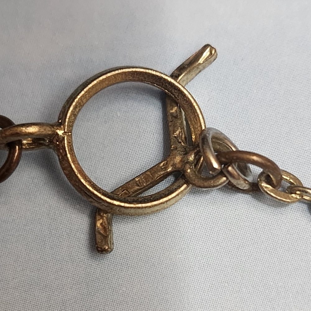 Vintage Steampunk Goldtone Necklace - Picture 4 of 4